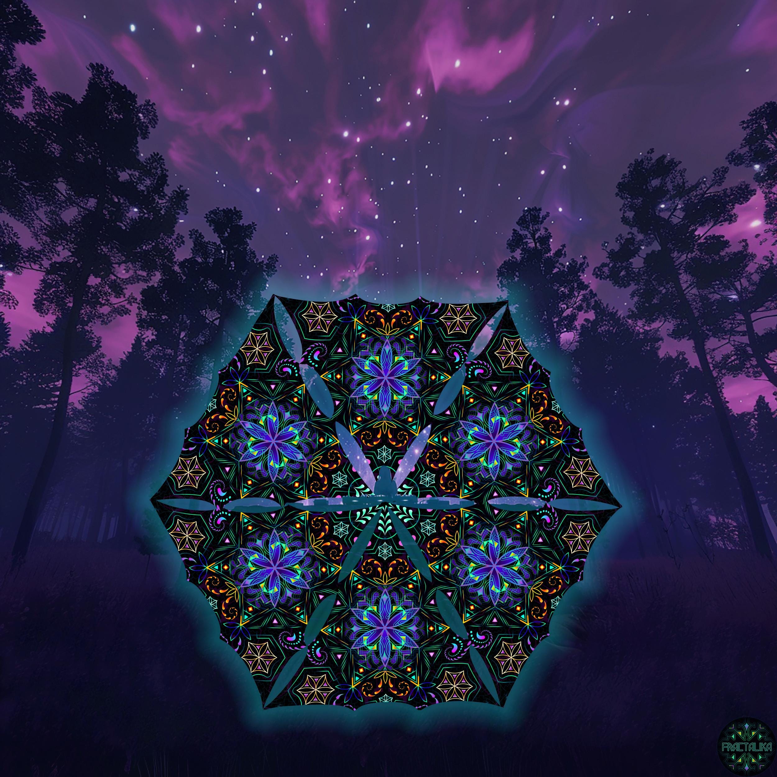 Ceiling Rave Open Air Rave Ceiling Canopy, DJ Booth Blacklight Decor, Stage Lycra ...
