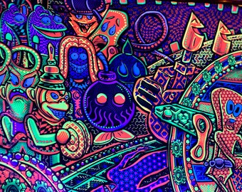 神技リメイク　立体裁断　70s psychedelic ミリタリージャケシャツ 神技リメイク 立体裁断 70s psychedelic ミリタリージャケシャツ