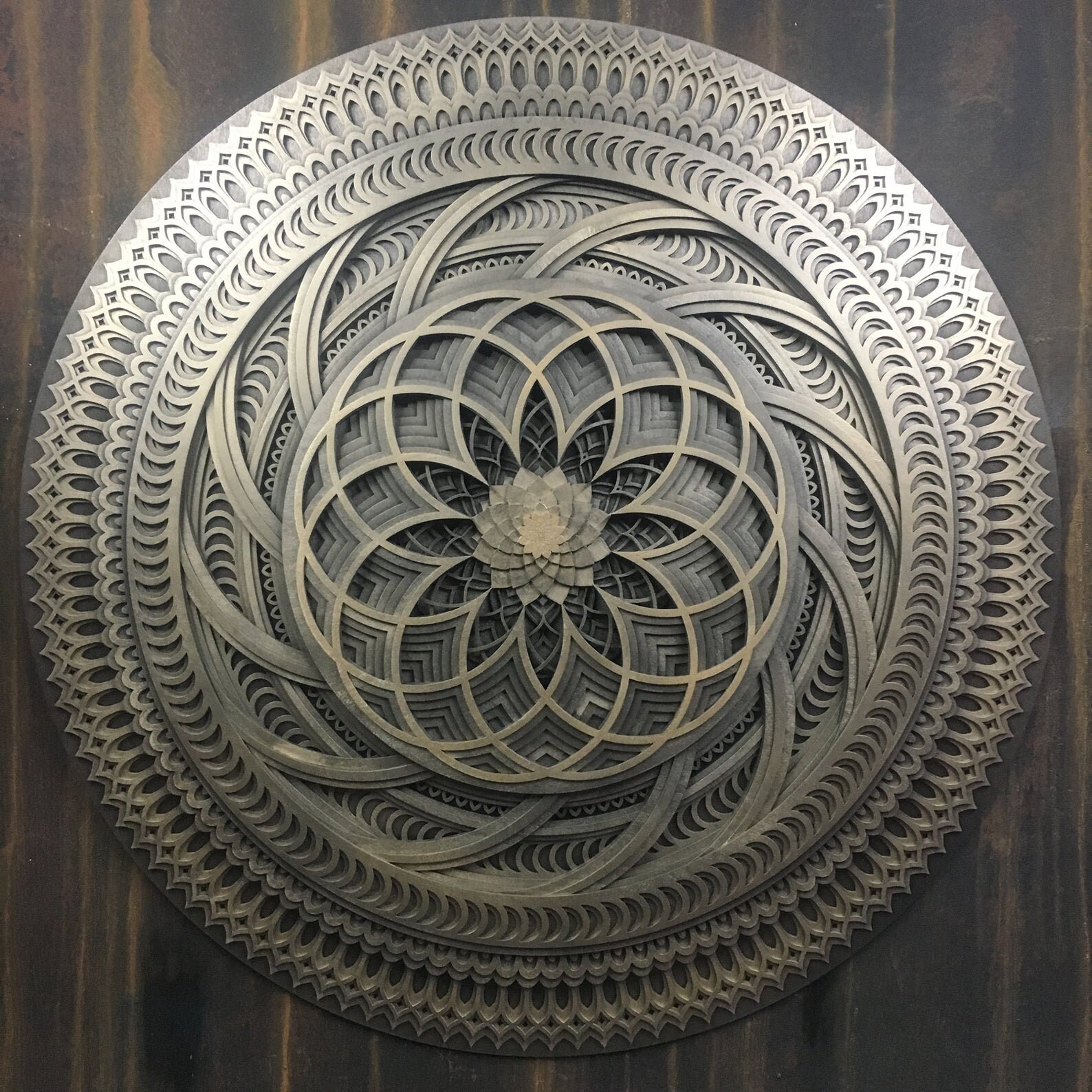 Heilige Geometrie Wanddeko-Set Aus Holz – 4-teiliges Set Mit Spirituellen Symbolen Wie Auge Des Horus, Blume Des Lebens & Mehr – Perfekt Für Meditation, Yoga Oder Als Geschenk