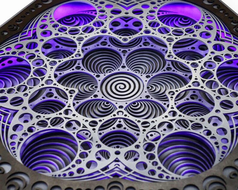 Fractalika Mandala Wall Lamp - Thumbnail 2
