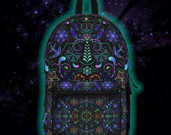 Vegan Leather Boho Hipster Hippie Art Chic Glam Minimalist Backpack Purse Bag Vegan Leather Boho Hipster Hippie Art Chic Glam Minimalist  main image 2