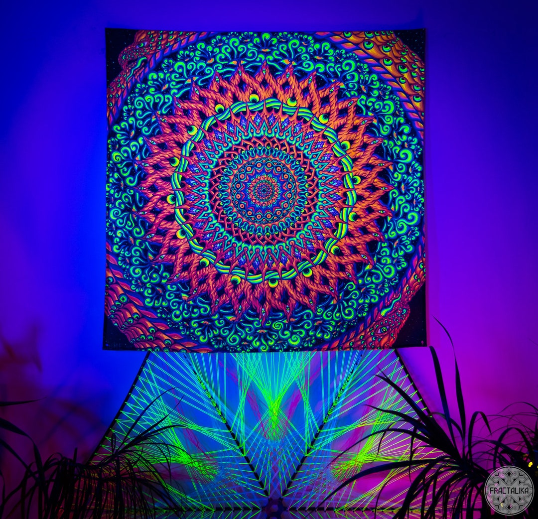 【ラプンツェル様用】ESOTERIC / Subconscious Dissol Fractal Mandala, Esoteric Mandala Art, Surreal Picture, Unusual