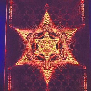 Tapiz psicodélico brillante con luz UV, decoración de fondo psicodélico, decoración de pared de trance y psytrance, arte espiritual