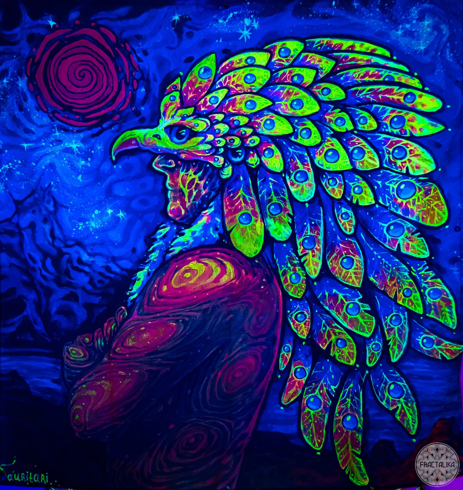 Spiritual Art, Sacred Home Deco, Esoteric Room Decor, Festival