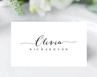 photo relating to Place Card Printable named Printable desired destination card Etsy