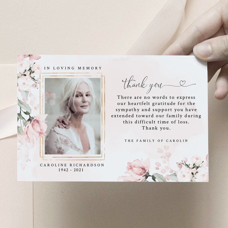 Thank You Cards Etsy