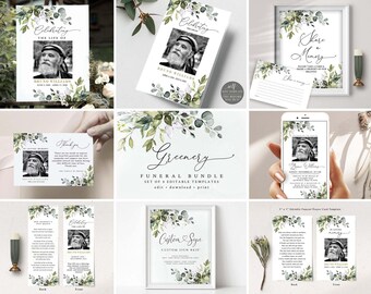 Download Funeral Bundle Etsy