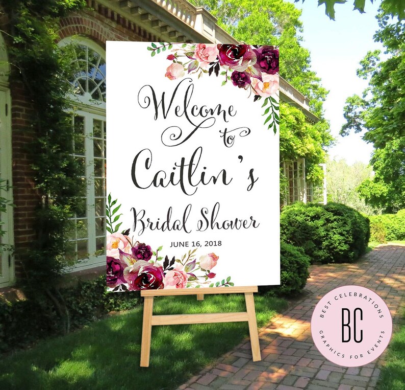 Bridal Shower Sign Bridal Shower sign Bridal Shower Etsy