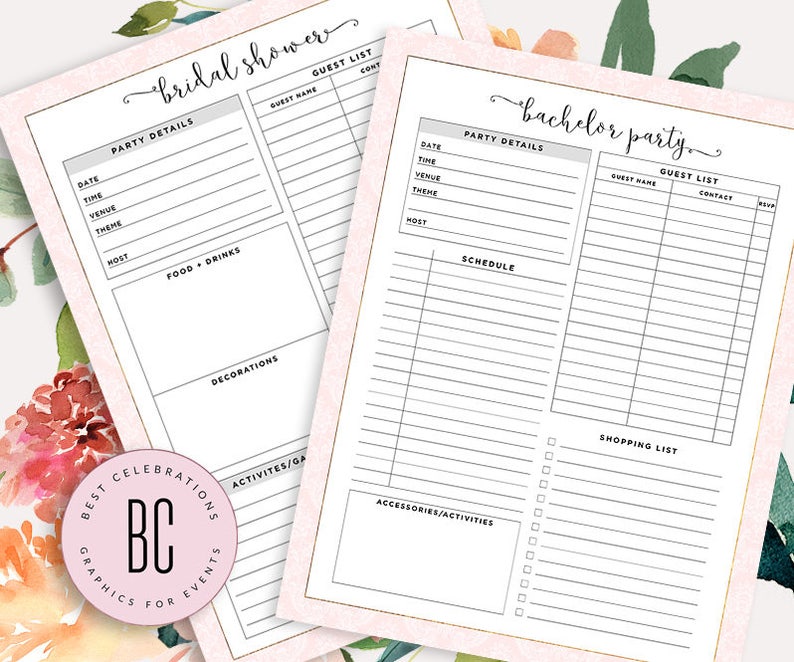Wedding Planner Printable Wedding Planning Book Printable - Etsy
