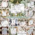 Eucalyptus Wedding Invitation Bundle, Greenery Stationery Templates, Instant Download, Chloe product logo