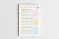 Summer Calendar Large Planner Poster Printable Digital Download Easy Cute Schedule for Kids Fun Summer Calendar Activity 2026 End of School product logo