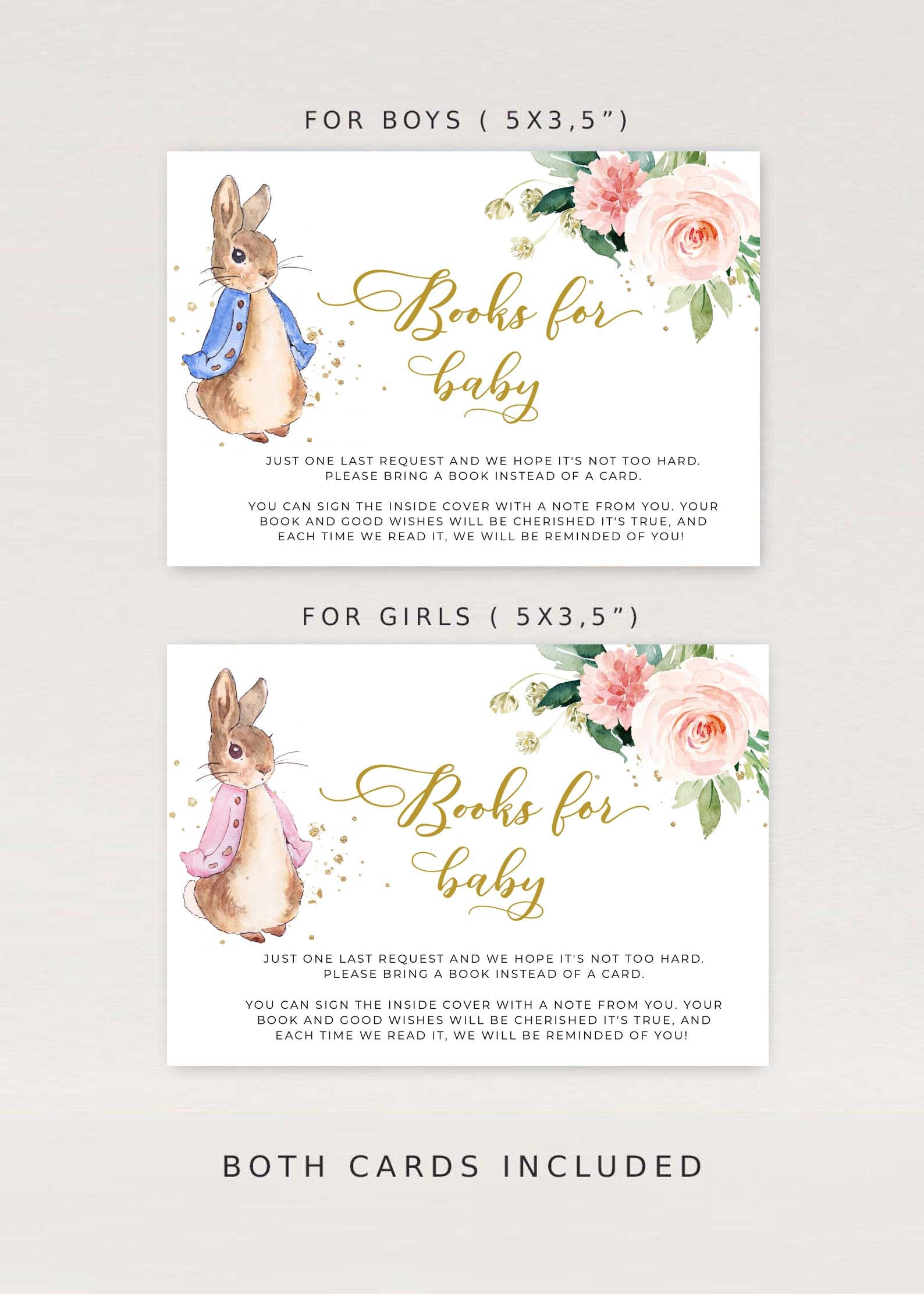 Peter Rabbit Books for Baby Template Peter Rabbit Book | Etsy