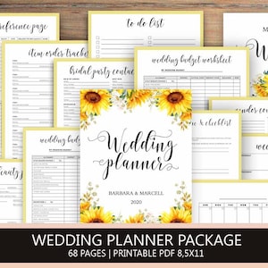 200 Page Wedding Planner Printable, Printable Wedding Planner Pages,  Wedding Plan Bundle, Wedding Planning Book, Wedding Planner, Printable 