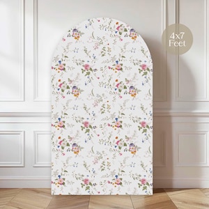 Bloemen Toile-patroon Digitale achtergrond Bruiloft Photo Booth Afdrukbaar Feestdecor Roze wilde bloem Bruids babyshower Evenement achtergrond