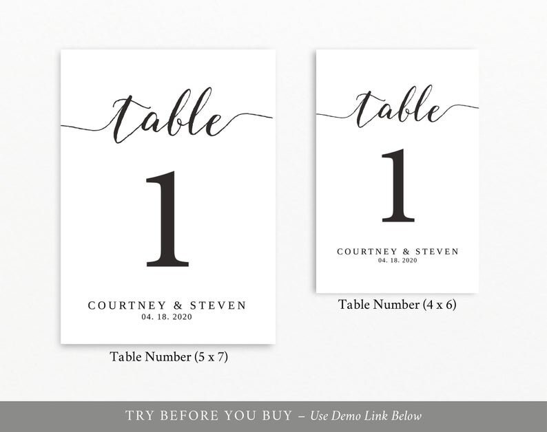 Bundle Alphabetical Seating Chart Place Card Table Number Etsy