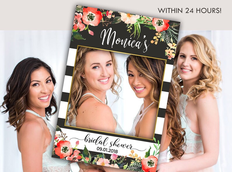 Bridal Shower sign Bridal Shower Photo Prop bridal shower Wedding photo props photo booth frame Bridal Shower decoration