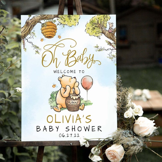 Winnie the Pooh Centerpieces, Baby Shower Centerpieces, Baby Shower, Winnie  the Pooh, Oh Baby Shower 