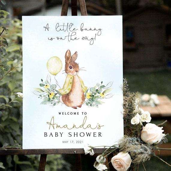 Peter rabbit hotsell decorations baby shower