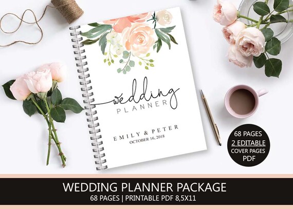 wedding planner printable wedding planning book printable etsy