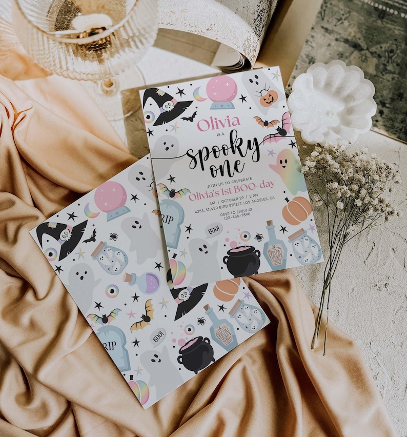 Spooky One Invitation