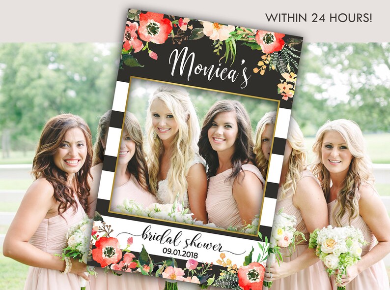 Bridal Shower sign Bridal Shower Photo Prop bridal shower Wedding photo props photo booth frame Bridal Shower decoration