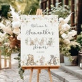 Winnie The Pooh Baby Shower Welcome Sign, Gender Neutral Baby Shower Large Poster, Winnie Pooh Welcome Sign, Digital Canva Template, #WTPG product logo