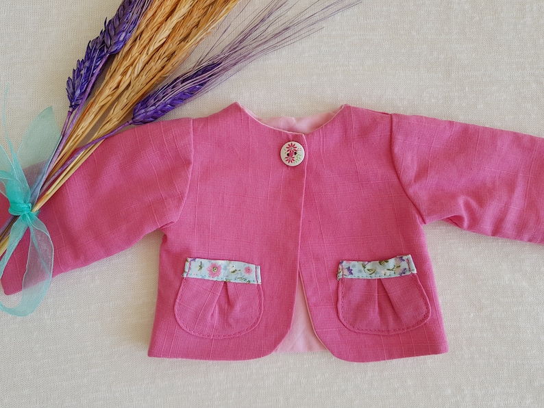 Doll Jacket Pdf Pattern & Tutorial Doll Clothing Tutorial Etsy