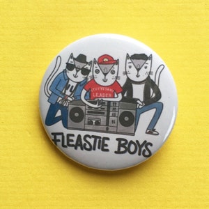 Fleastie Boys 32mm Button Badge image 1