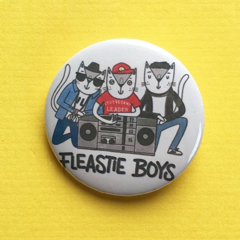 Fleastie Boys 32mm Button Badge image 1
