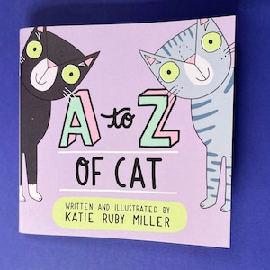 The A-Z of Cat Zine, cat book, cat art, alphabet book, cat lover