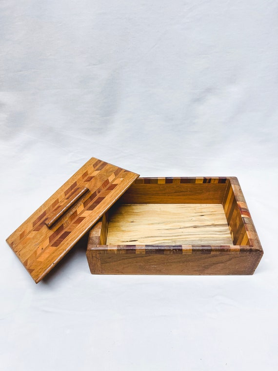 Handmade Wooden Trinket Box with Lid - image 2