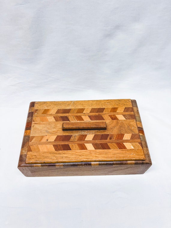Handmade Wooden Trinket Box with Lid - image 1
