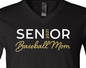 senior mom baseball shirts