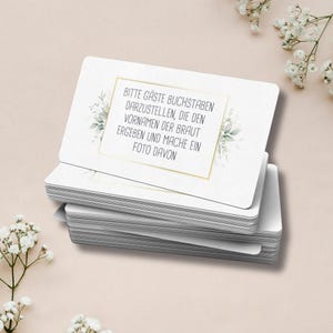 Fotospiel Hochzeit XXL - Das Original von snaPmee - 100+9 Fotoaufgaben - Hochzeitsspiel für Gäste & Brautpaar (Eukalyptus)