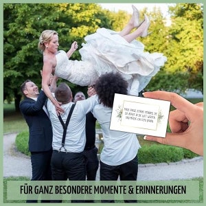 Fotospiel Hochzeit XXL Das Original von snaPmee 1009 Fotoaufgaben Hochzeitsspiel für Gäste & Brautpaar Eukalyptus Bild 4