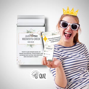 Hochzeits-Check by snaPmee - Witziges Quiz Spiel für JGA + Hochzeit - 50 Quizfragen zur Hochzeitsplanung, Rekorden, Promis & Co - Geschenk