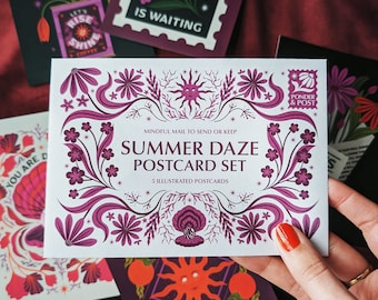 SUMMER DAZE postcard set 01