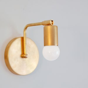 FREE SHIPPING - Sconce / Brass Sconce / Modern Brass Sconce / Modern Sconce / Mid Century / Mid Century Modern / &quot;The L2 Sconce&quot;