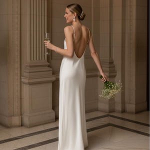 navy blue dress for baby girl Shop Preowned Backless Wedding Dresses – Nearly Newlywed main image 0