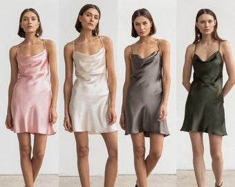 short dress silk