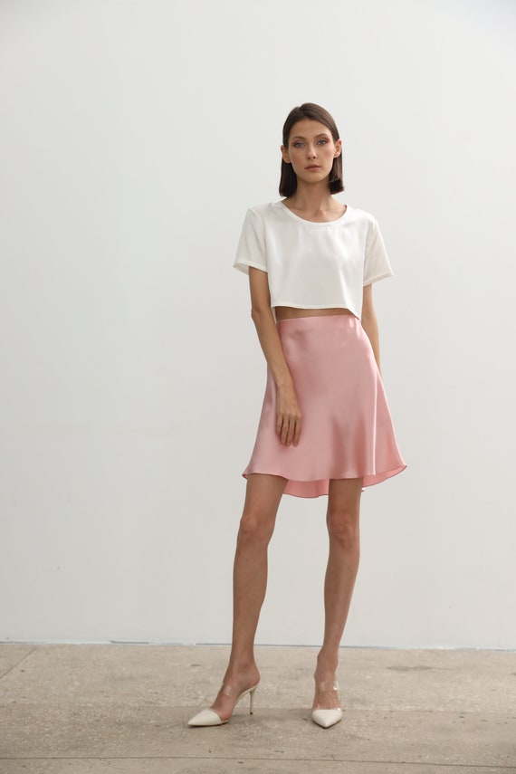 Bias cut skirt short deals