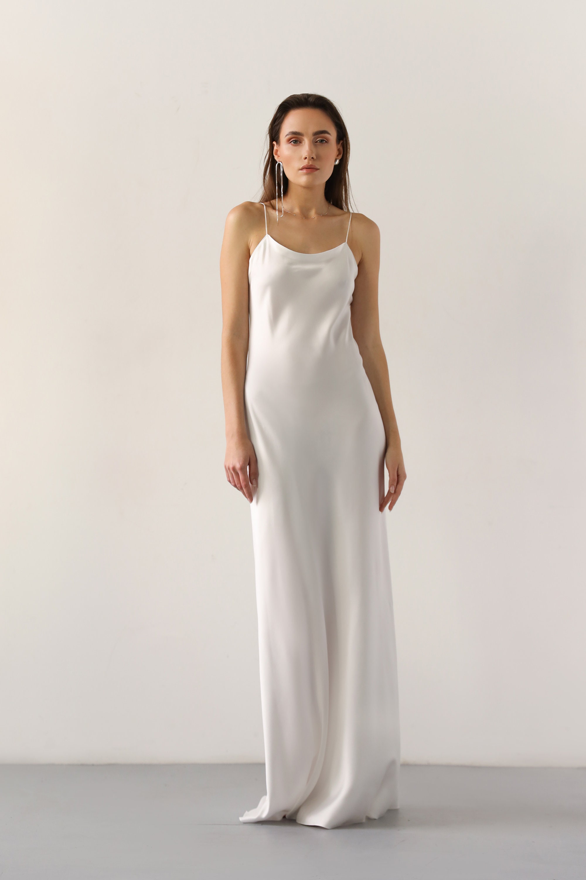 White Silk Dresses - Timeless Women's Silk Dresses in White – Silk Laundry  /