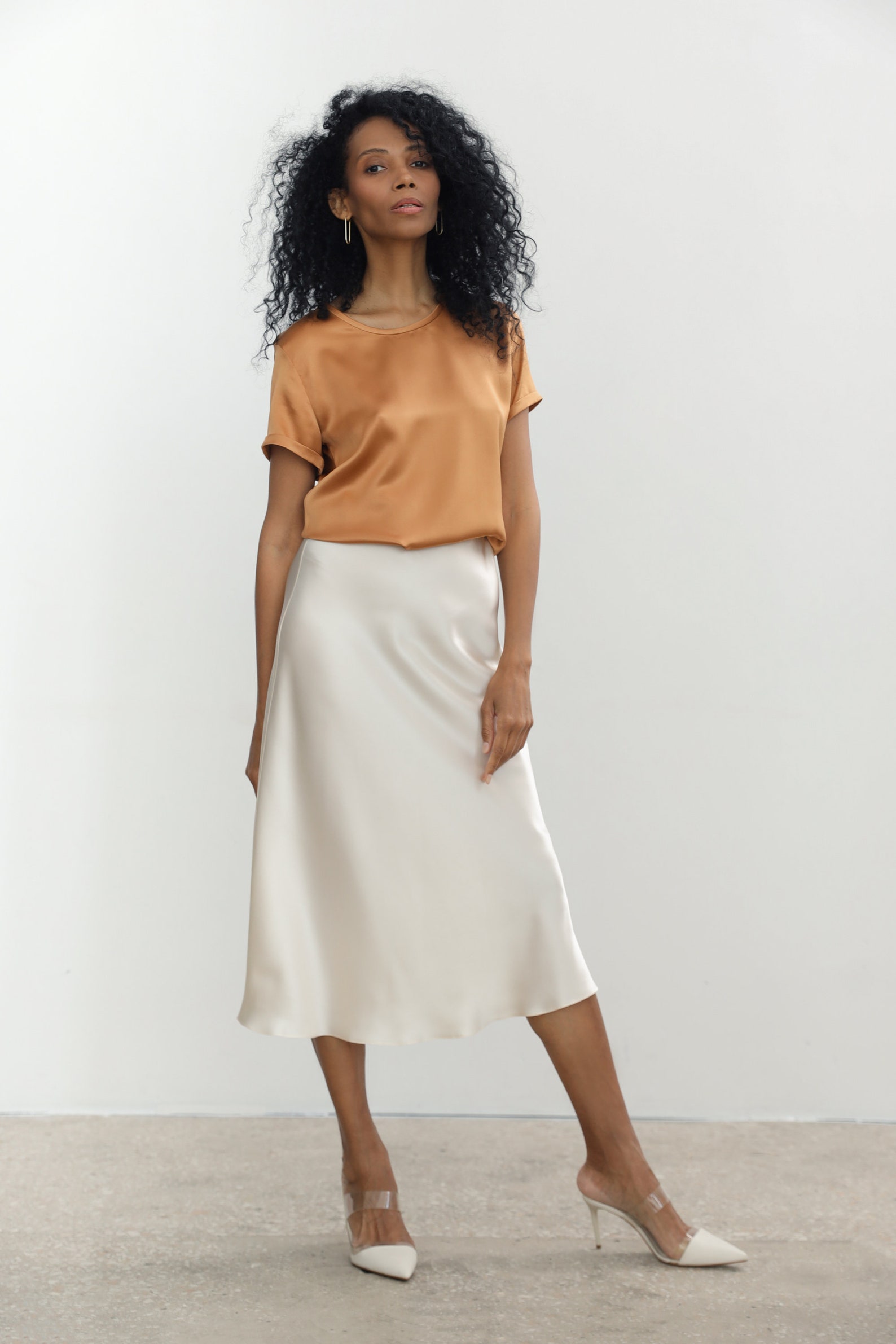 Women's Silk Tshirt Short Sleeve 100 Silk Blouse for Etsy