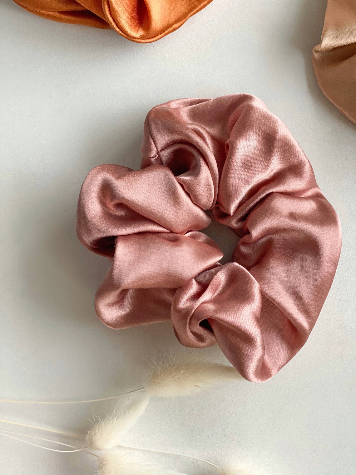 Silk Scrunchie Silk hair scrunchies Hair accessory Handmade Etsy