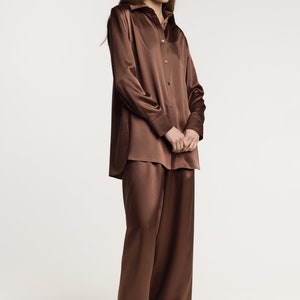 Veritecoeur ST-202 Cotton Silk Pants - Black