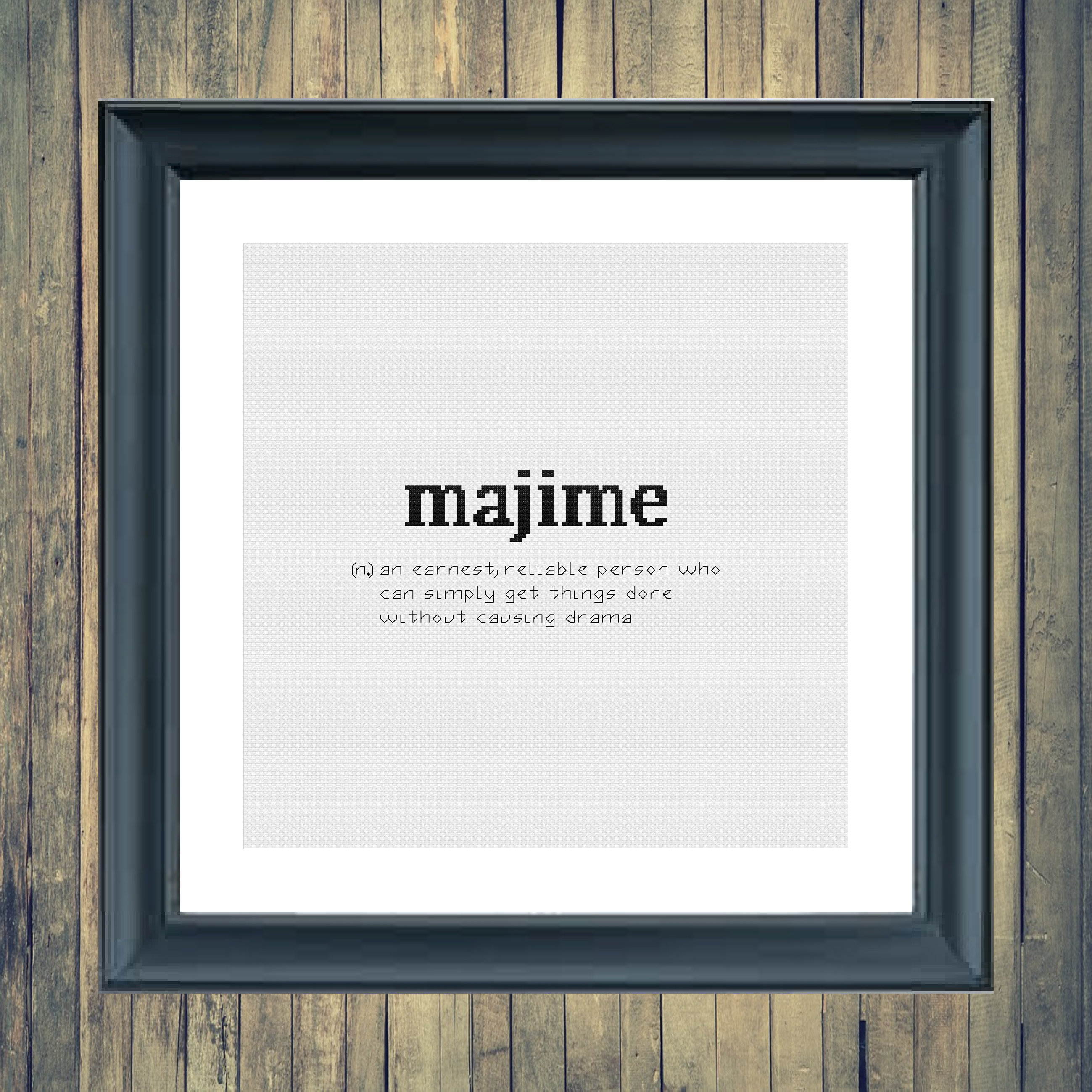 Majime Definition Japanese Words PDF Download Etsy Nederland