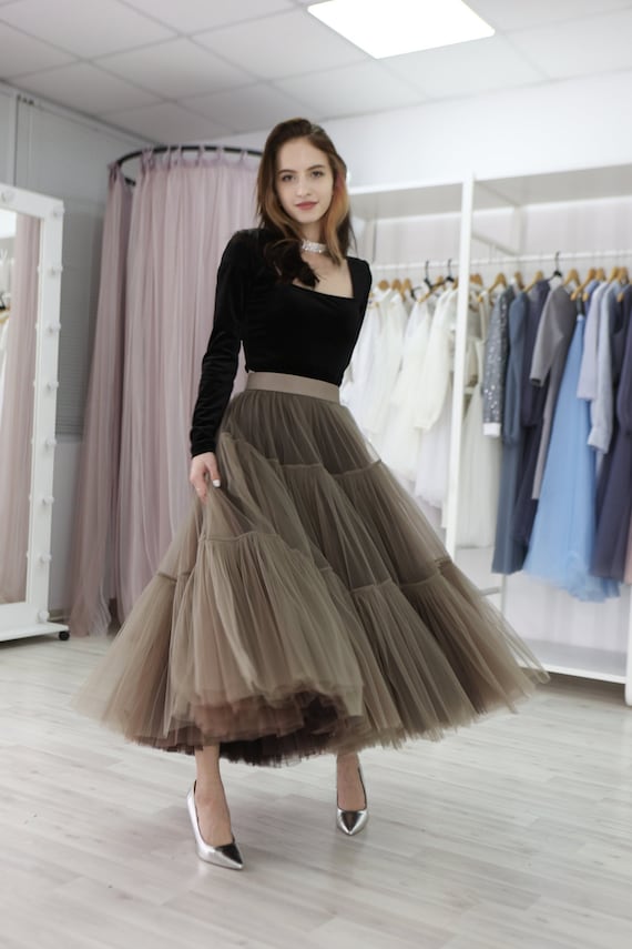 hemel Converteren postzegel Kleding Rokken gelaagde rok Gegolfde tule rok Kleding Dameskleding Rokken  donzige rok bruidsmeisje bustle tule rok mozeduca.co.mz