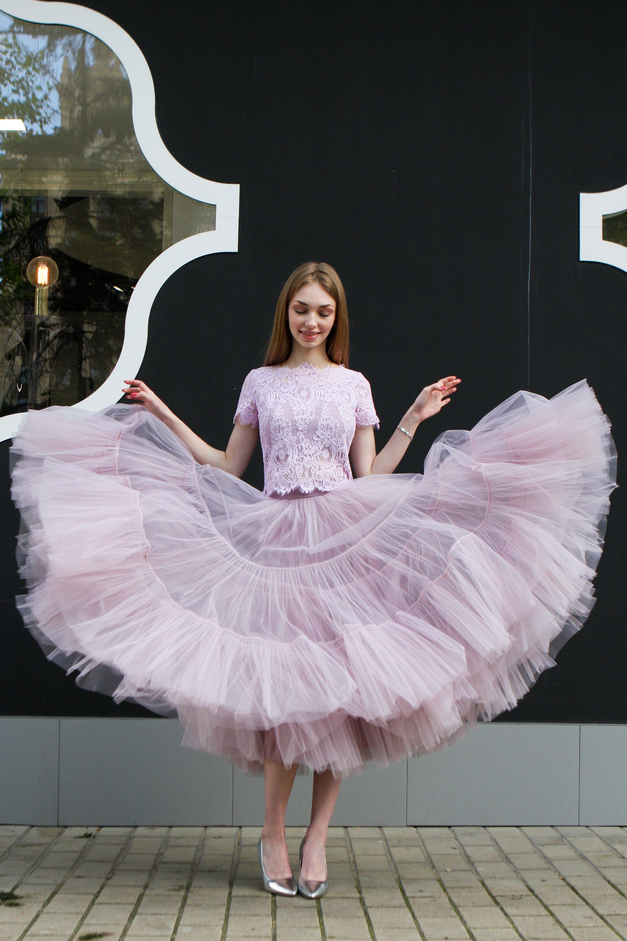 Ruffled Tulle Skirt: Tiered Fluffy Bridesmaid Skirt - Etsy