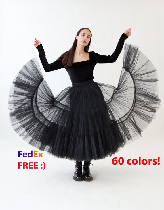 Layered tulle skirt 60 outlet
