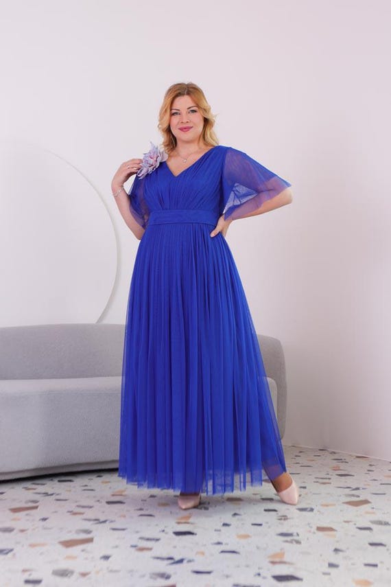 chinese dress ladies Perla Tulle Tiered Maxi Dress - FINAL SALE